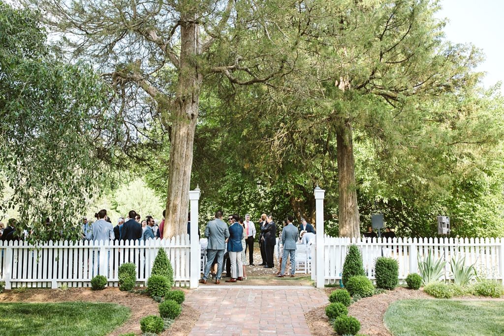 Cedarmont Farm courtyard for outdoor ceremony