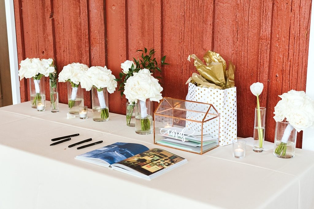 Card and gift table 